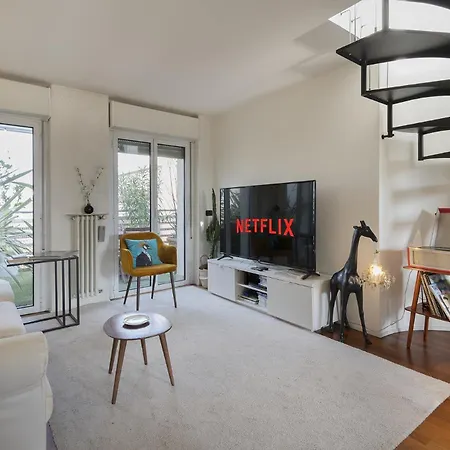 Giresio 41 - Your Penthouse With Rooftop Garden In Navigli - Wifi Apartament Mediolan