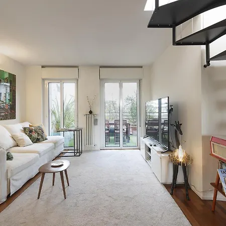Apartament Giresio 41 - Your Penthouse With Rooftop Garden In Navigli - Wifi Mediolan